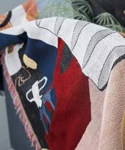 Memphis To Miami Stray Studio Blankets And Throws - Luna