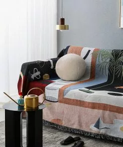 Memphis To Miami Stray Studio Blankets And Throws - Luna