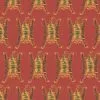 Annika Reed Studio New Tibetan Tiger Wallpaper Burnt Orange