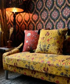 Bohemian Dream Mind The Gap Nomad Linen Fabrics, Gypsy Ochre