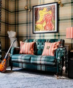 Mind The Gap - EDINBURGH SOFA - Monterey Plaid Green