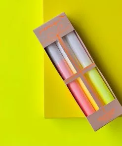 Pink Stories New Dip Dye Glitter Taper Candles Sparkling Party X 3 9 Pink Stories New Dip Dye Glitter Taper Candles Sparkling Party X 3