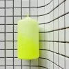 Pink Stories Neon Dip Dye Glitter Pillar Candle - Yellow