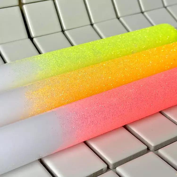 Pink Stories New Dip Dye Glitter Taper Candles Sparkling Party X 3 4 Pink Stories New Dip Dye Glitter Taper Candles Sparkling Party X 3