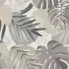 Brand Mckenzie Memphis To Miami Abstract Jungle Wallpaper, Putty Grey