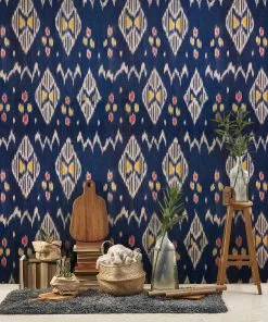 Mind The Gap Indigena Adras Ikat Wallpaper