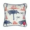 Mind The Gap Aegean Linen Cushion
