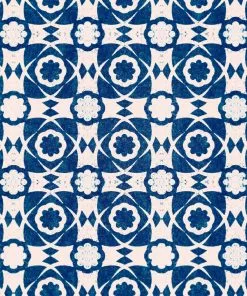 Mind The Gap Aegean Tiles Red Wallpaper Blue Skies Ahead