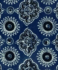 Rose & Thorn Mind The Gap Linen Fabrics, Ajrak Linen