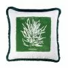Mind The Gap Havana Tropicana Algae I / Palmera Cubana Linen Cushion