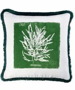 Mind The Gap Havana Tropicana Algae I / Palmera Cubana Linen Cushion