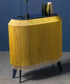 Ibride Baby Alpaga Fringed Bedside Table