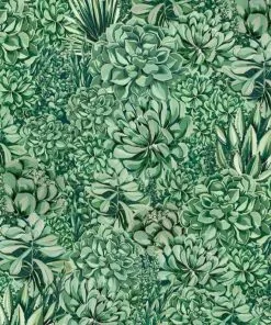 Brand Mckenzie Rose & Thorn Alpine Landscape Wallpaper, Alpine Green