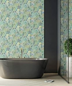 Brand Mckenzie Alpine Landscape Wallpaper, Green Multicoloured Wallpaper & Paint