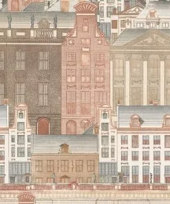 Mind The Gap Wallpaper & Paint Amsterdam Orange Wallpaper