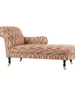 Mind The Gap Anatolia Chaise Lounge Bakhmal Ikat Woven Fabric