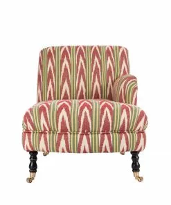 Mind The Gap Anatolia Chaise Lounge Bakhmal Ikat Woven Fabric