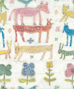 Mind The Gap Stacked Animals Wallpaper