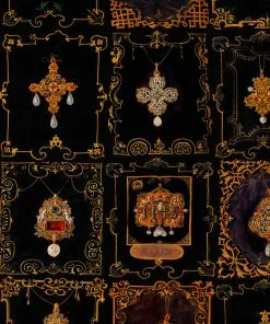 Mind The Gap Anna's Jewellery Neutral Wallpaper