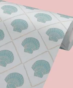 Annika Reed Studio Aphrodite Wallpaper - Shelly Blue