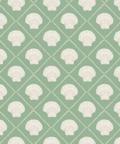 Annika Reed Studio New Aphrodite Wallpaper - Sea Green