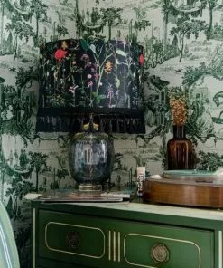 Mind The Gap Drum Lampshades Aquafleur Rose & Thorn