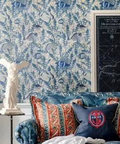 Mind The Gap Aquarium Indigo Wallpaper Blue Skies Ahead