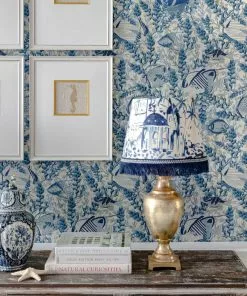 Mind The Gap Aquarium Indigo Wallpaper Blue Skies Ahead