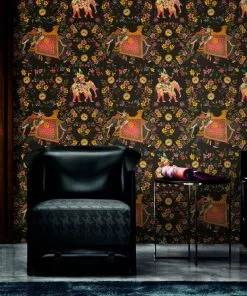 Mind The Gap Aristocracy Anthracite Wallpaper