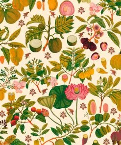 Mind The Gap Asian Fruits And Flowers Wallpaper Wallpaper & Paint