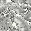 Brand Mckenzie Banana Leaves Max Wallpaper, Black & White 1 Brand Mckenzie Banana Leaves Max Wallpaper, Black & White