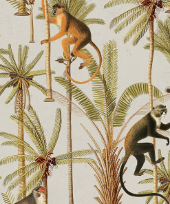 Mind The Gap Barbados Anthracite Wallpaper Havana Tropicana