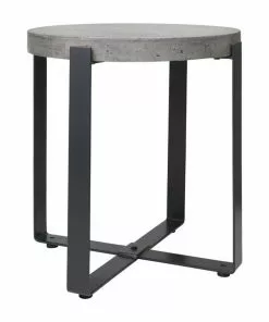 Cozy Living Barbican Concrete Side Table Tall Memphis To Miami