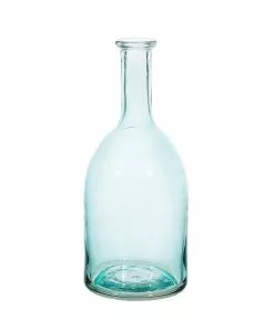 Sass & Belle Bohemian Dream Tanvi Recycled Glass Bottle Vase Blue