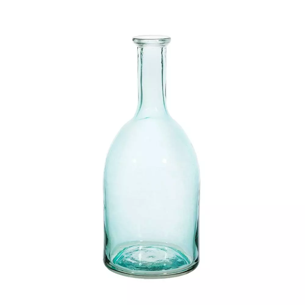 Sass & Belle Bohemian Dream Tanvi Recycled Glass Bottle Vase Blue 3 Sass & Belle Bohemian Dream Tanvi Recycled Glass Bottle Vase Blue