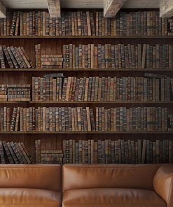 Mind The Gap Book Shelves Wallpaper The Craftsman