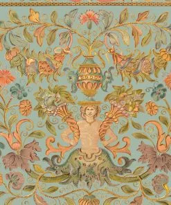 Mind The Gap Les Jardins Royaux Brocade Powder Wallpaper