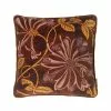Cozy Living Cushions - INGVID PRINTED VELVET BURGUNDY