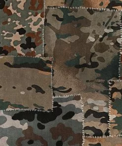 Mind The Gap Camo Brown Wallpaper