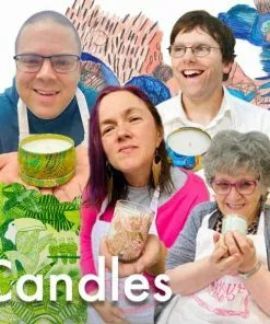 Arthouse Unlimited Enchanted Plant Wax Candle (Amber & Tonka Bean)