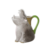 Rice By Rice Happy Hippo Ceramic Jug Vase New