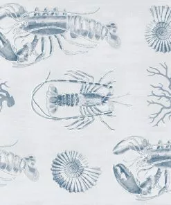 Thedesignyarduk Lobster Blue Wallpaper