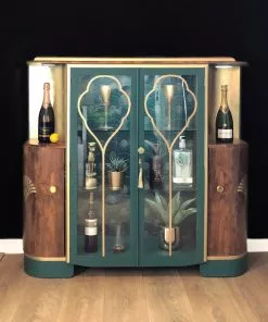 The Design Yard Charleston Vintage Cocktail Cabinet