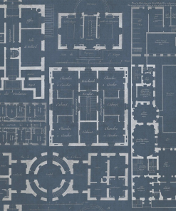 Mind The Gap Chateau Blue Wallpaper Les Jardins Royaux