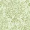 Mind The Gap Rose & Thorn Cherry Orchard Green Wallpaper