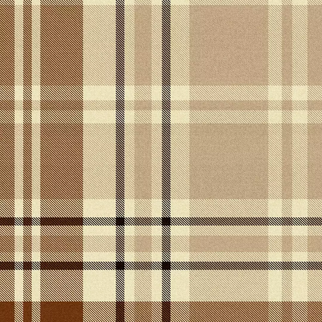 Mind The Gap Woodstock Collection, Chesterfield Plaid Cuppuccino 3 Mind The Gap Woodstock Collection, Chesterfield Plaid Cuppuccino