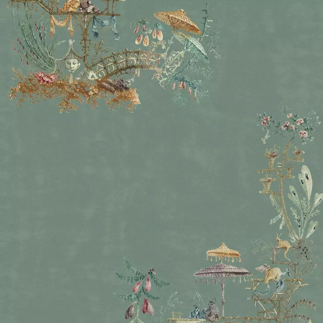 Mind The Gap Chinoiserie Blue Wallpaper 3 Mind The Gap Chinoiserie Blue Wallpaper
