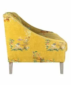 Mind The Gap MTG FURNITURE - BARON TUFTED SOFA - CHINOISERIE VELVET Rose & Thorn