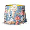 Mind The Gap Lamp Shades MTG Cone Lampshade - ASIAN CIRCUS BLUE 2 Mind The Gap Lamp Shades MTG Cone Lampshade - ASIAN CIRCUS BLUE