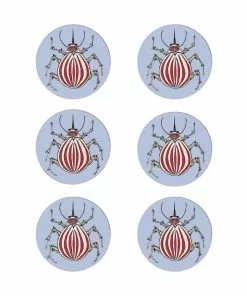 Bell Hutley Coasters Set Of Six - Pandora